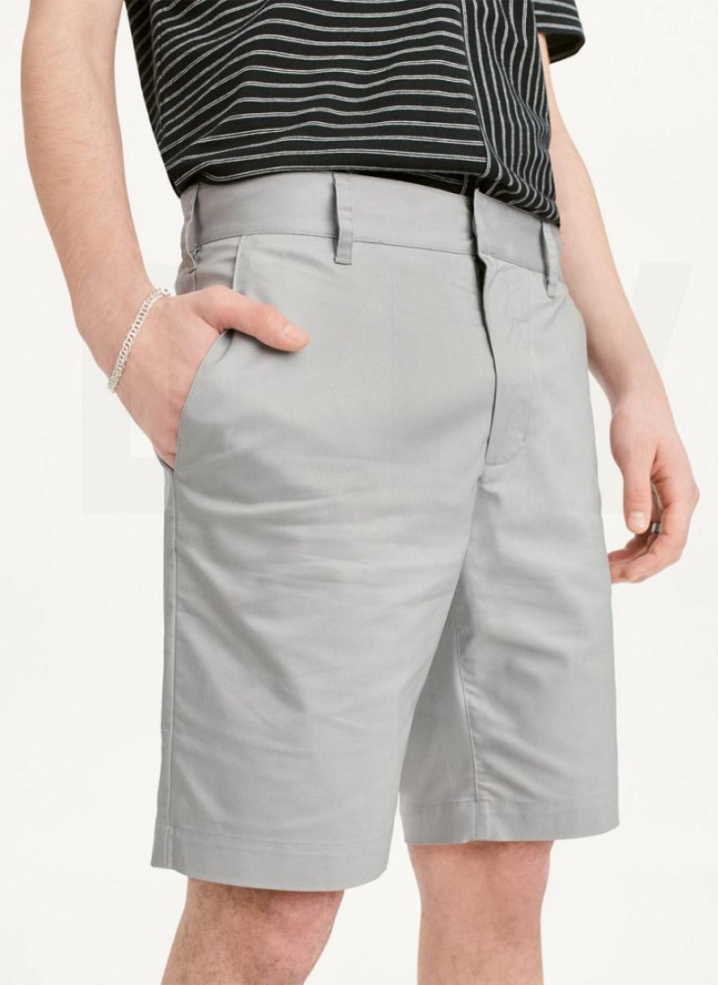 DKNY Tech Men\'s Shorts Grey | Ireland_D0756