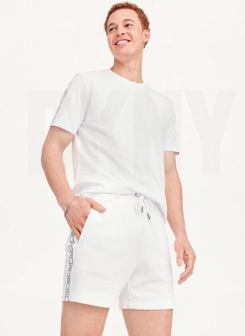 DKNY Tenniss Men\'s Shorts White | Ireland_D0775