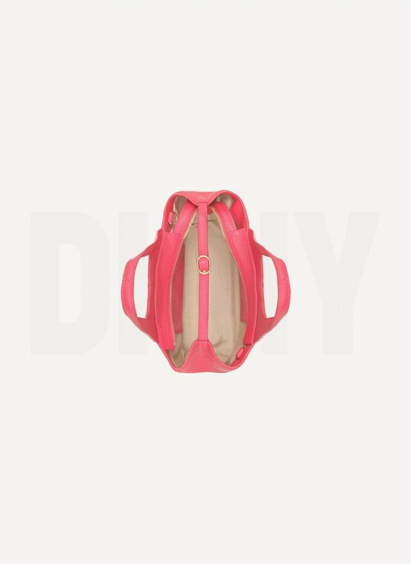 DKNY The Mini Effortless Tote Women's Crossbody Bags Red | Ireland_D0835