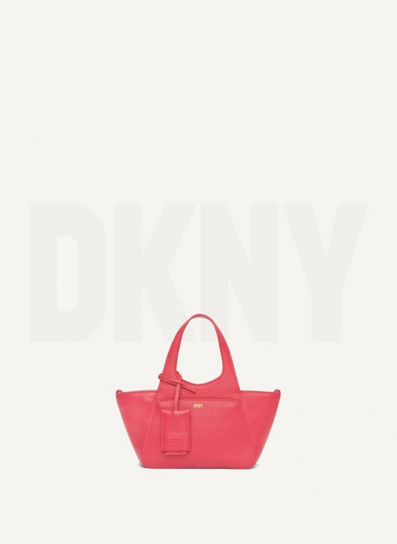 DKNY The Mini Effortless Tote Women's Crossbody Bags Red | Ireland_D0835