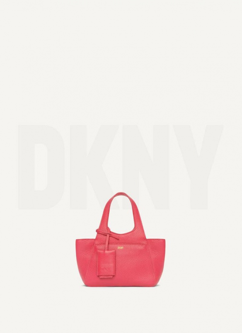 DKNY The Mini Effortless Tote Women's Crossbody Bags Red | Ireland_D0835