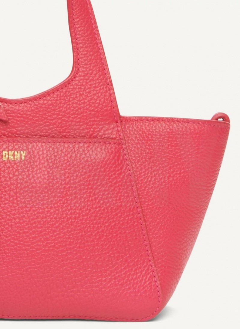 DKNY The Mini Effortless Tote Women's Crossbody Bags Red | Ireland_D0835