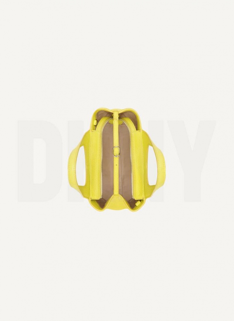 DKNY The Mini Effortless Tote Women's Crossbody Bags Yellow | Ireland_D1871