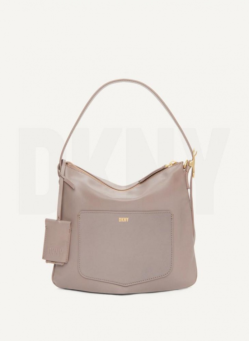 DKNY The Small Optimist Women's Shoulder Bags Grey | Ireland_D1598