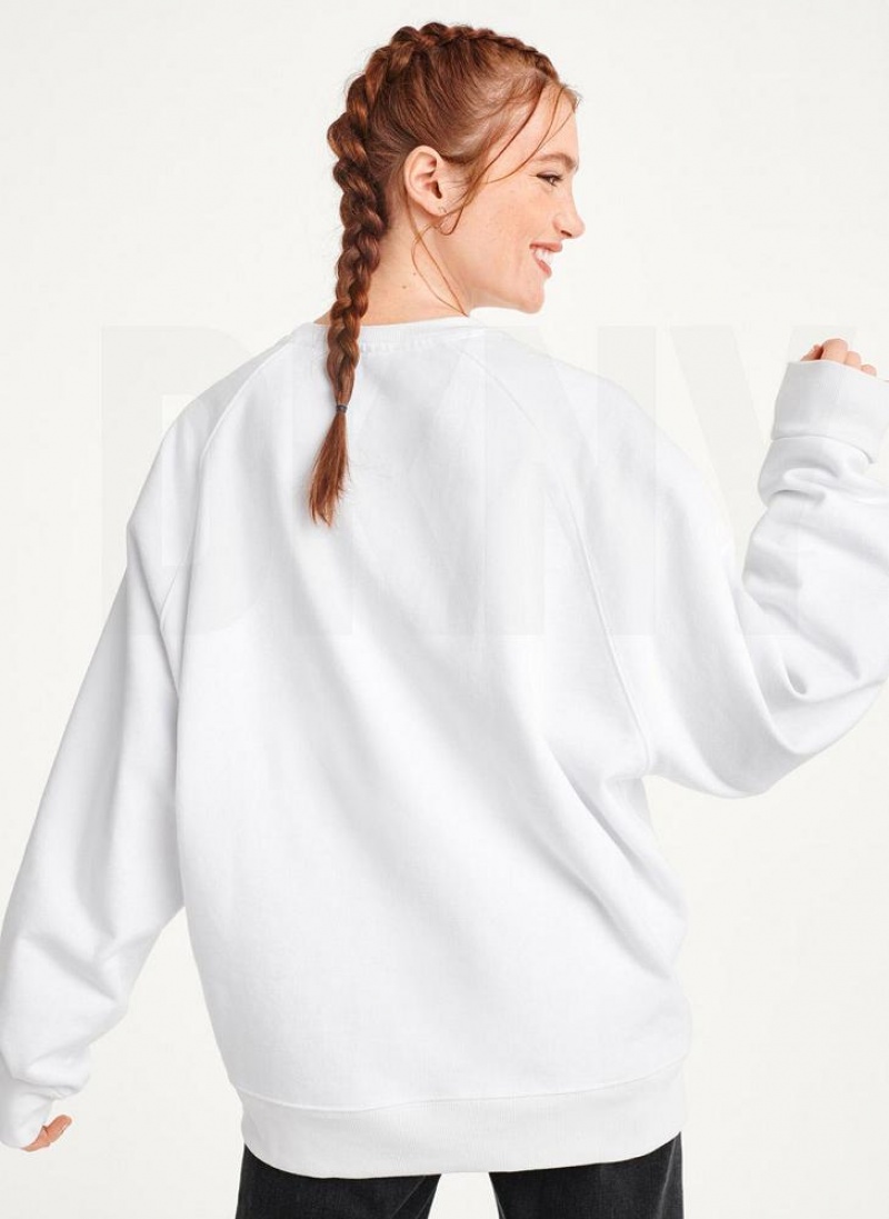 DKNY Today I Feel Men's Sweatshirts White | Ireland_D0832