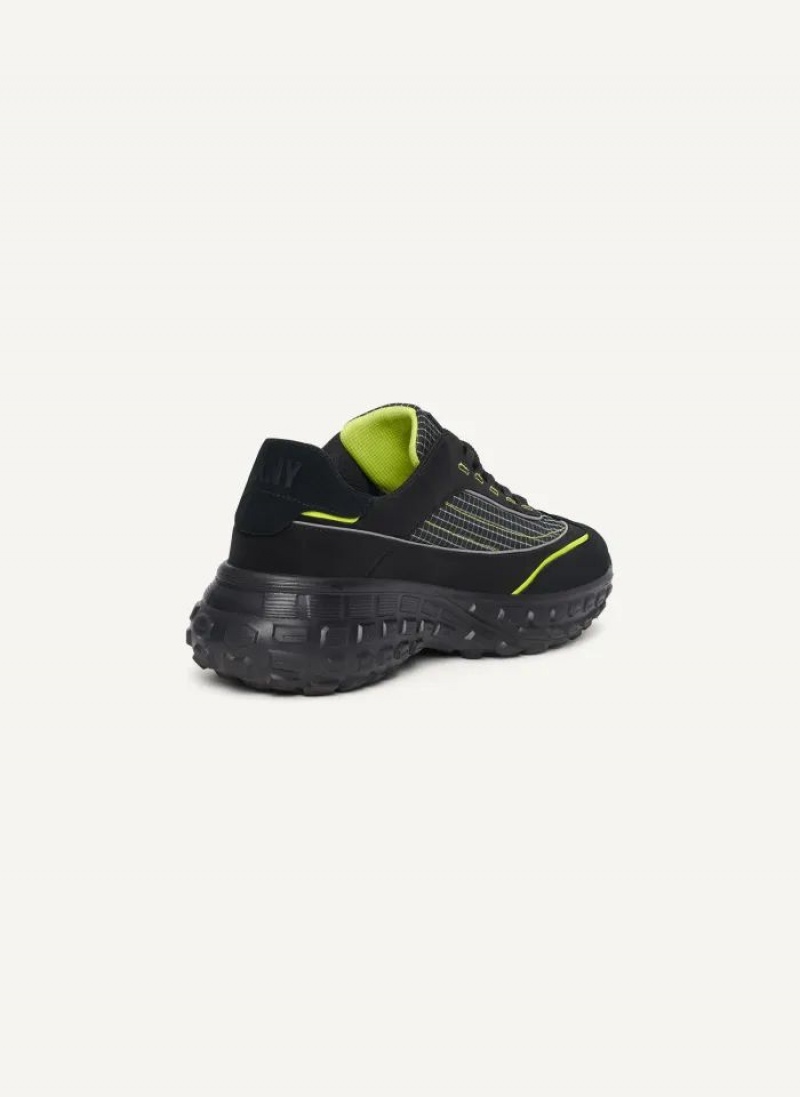 DKNY Trekking Men's Sneakers Black | Ireland_D1922