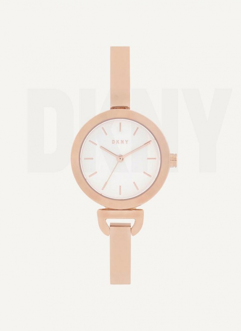 DKNY Uptown D Band Women\'s Watches Rose Gold | Ireland_D0400