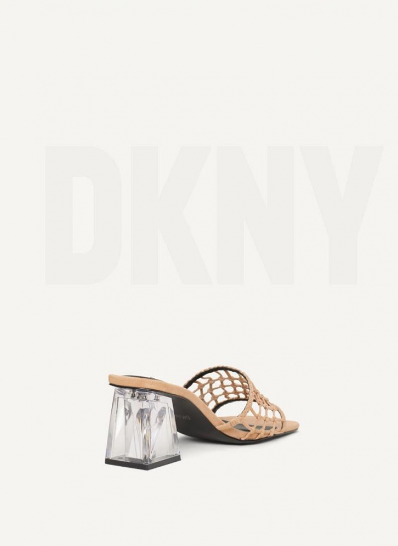 DKNY Vittoria Women's Heels Brown | Ireland_D0449