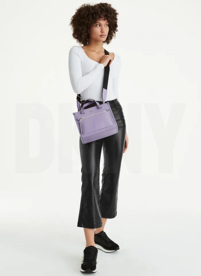 DKNY Zoie Mini Women's Tote Bags Purple | Ireland_D0302