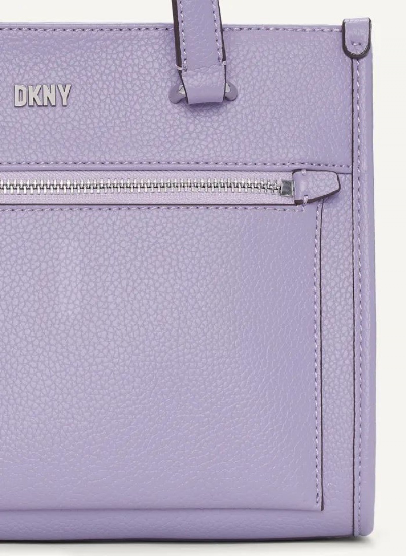 DKNY Zoie Mini Women's Tote Bags Purple | Ireland_D0302